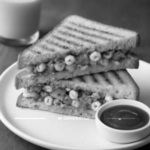 Veg corn sandwich