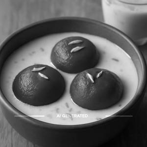 Gulabjamun(3) with basundi