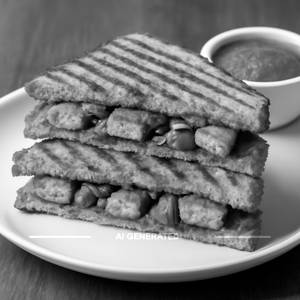 Paneer Tikka Grilled Sandwich