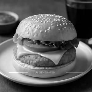 Cheese Aloo Tikki Burger