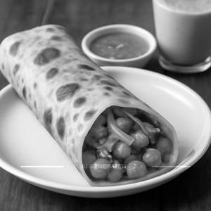 Spicy Chole Roll