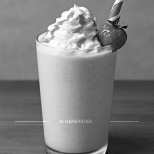 Strawberry Milkshake (250 ml)