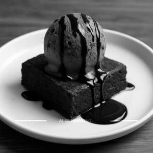 Brownie With Chocolate Ice Cream