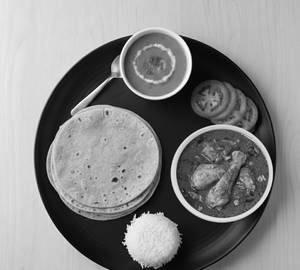 Chicken Curry Thali [ 1 Person ]