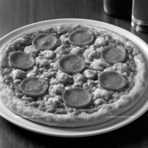 Chicken Salami Pizza