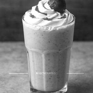 Very berry raspberry belgian shake