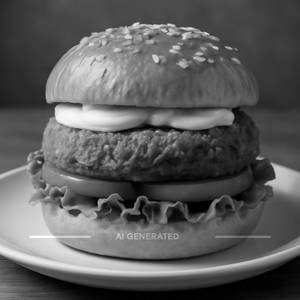 Veg crunchy burger