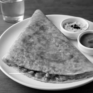 Butter schezwan dosa