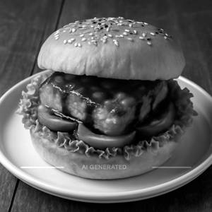 Paneer bbq burger