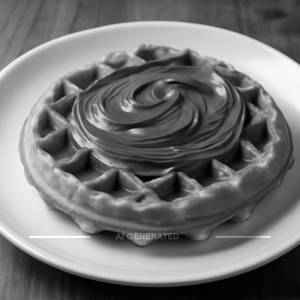 Naked nutella waffle