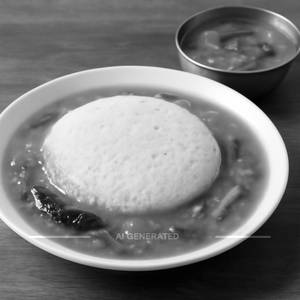 Sambar thatte idly