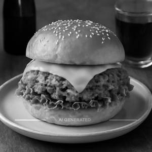 Cheesy Chicken Burger