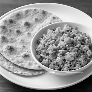 2 Chapathis +Egg Bujji