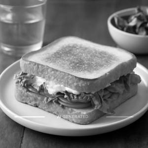 Grilled Cheese Salad Sandwich