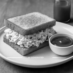 Coleslaw sandwich