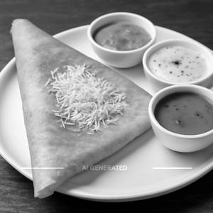 Cheese plain dosa