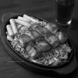 Paneer Shashlik Sizzler