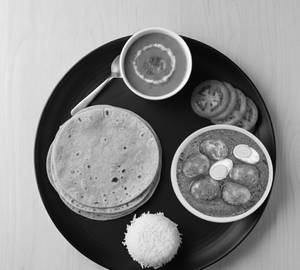 Egg Curry Thali [ 1 Person ]