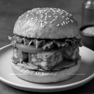 Tikka paneer burger