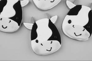 Cow Iced Cookie