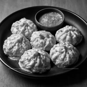 Veg Afghani Momos [6 Pieces)