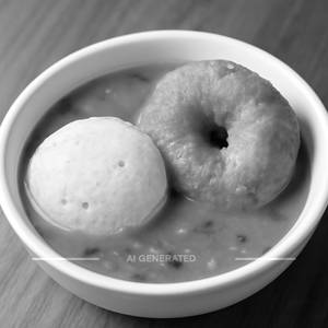 Single sambar idly + gare and sambar