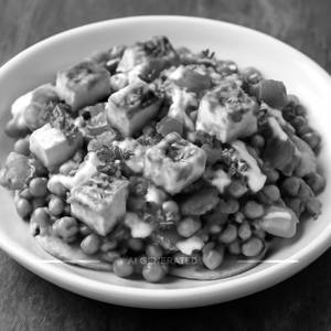 Paneer special Garam chanaa chat(sprouted boiled chanaa)