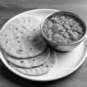 3 pulka and vagitable curry                                                                                                                               