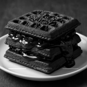 Deathby chocolate waffle cake double layer