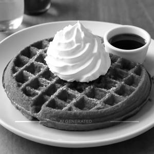 Red velvet waffle
