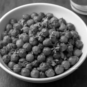 Chana dry fry