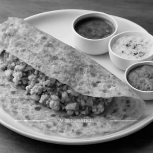 Rava Paneer Masala Dosa