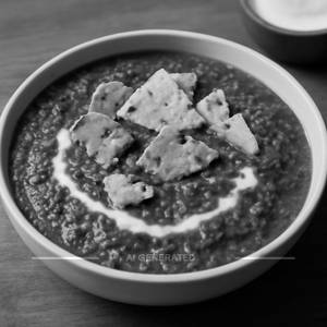 Methi Palak Papad Ka Saag