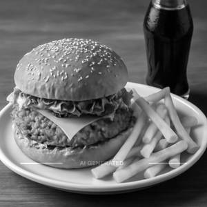 Crispy Chicken Burger Meal