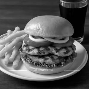 Grilled Chicken Burger Combo