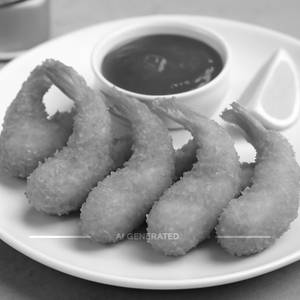 Golden Fried Prawns