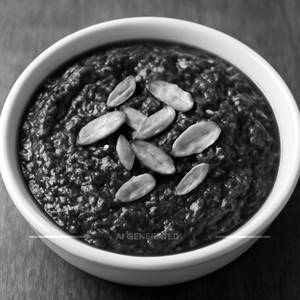 Bhuna Saag Lasooni