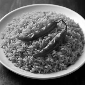 Pandu mirchi Pickle rice