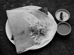 Ghee Karam Upma Dosa