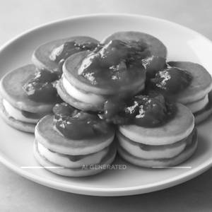 Strawberry Creamcheese Mini Pancakes (8 Pieces)