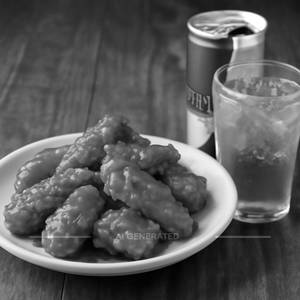 Fiery chicken with Energy Drink
