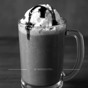 Mocha Cawa With Ice Cream