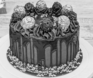 Ferrero Chocolate Cake