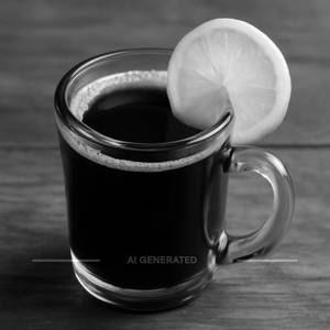Black Coffee  with Lemon