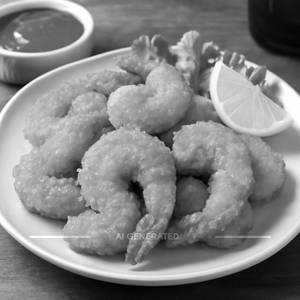 Golden Fried Prawns