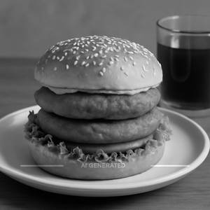 Double Aloo Tikki Burger
