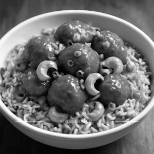 Chicken manchurian cashew fried rice