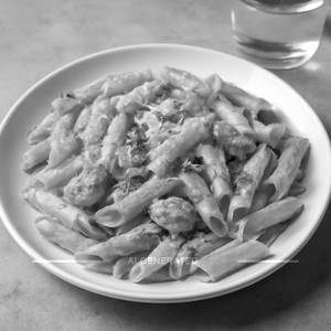 Non Veg Pink Sauce Pasta