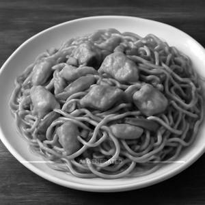 Chicken noodles