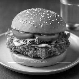 Chicken zinger burger                                 